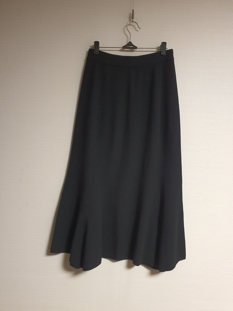 델라라나 DELLALANA 립 니트 플레어 스커트 프리사이즈 정품--2