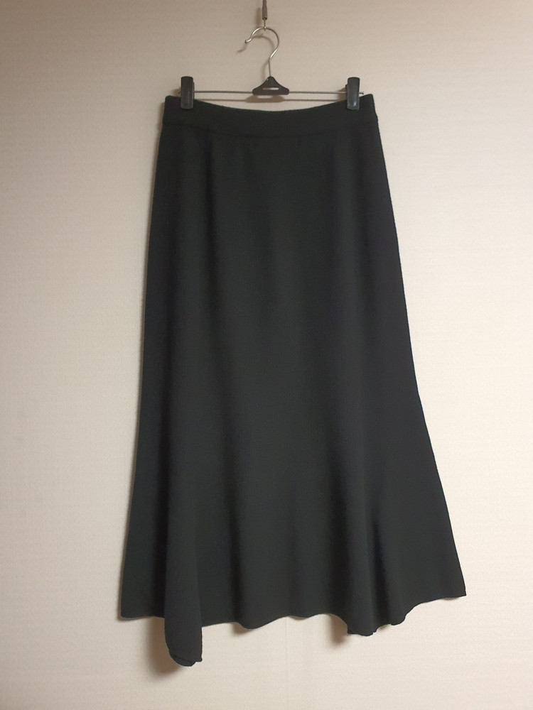 델라라나 DELLALANA 립 니트 플레어 스커트 프리사이즈 정품--5