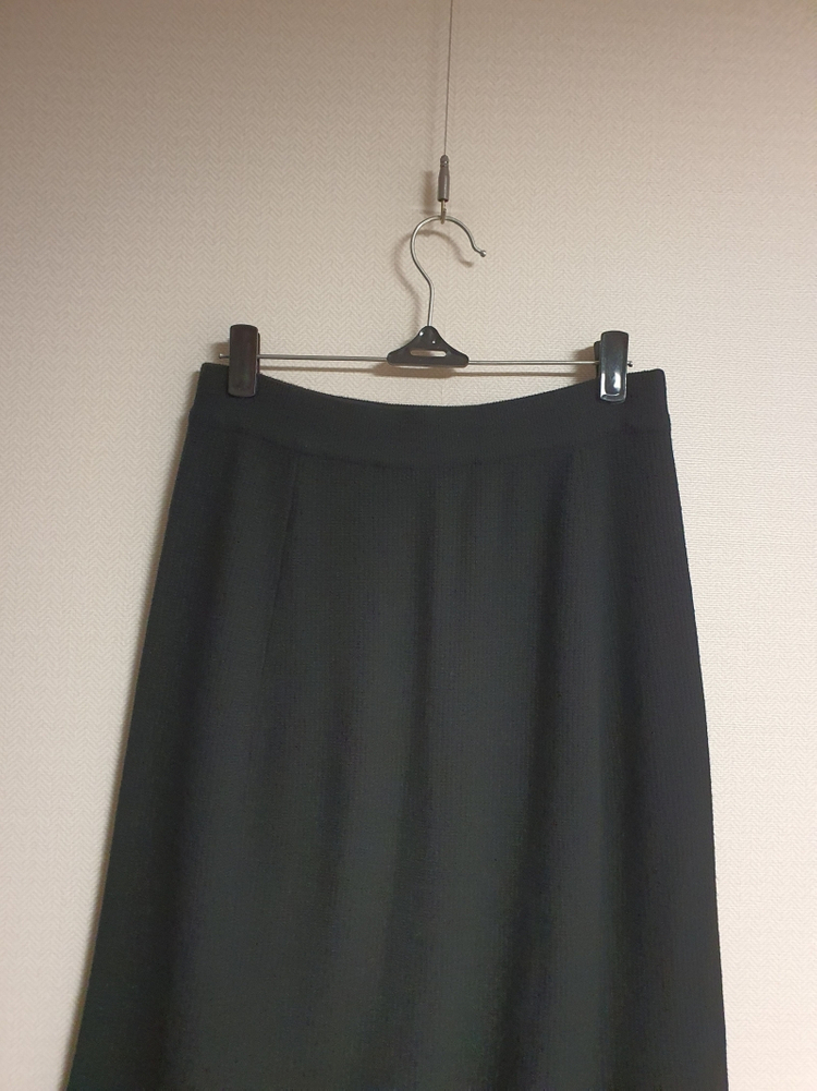 델라라나 DELLALANA 립 니트 플레어 스커트 프리사이즈 정품--4