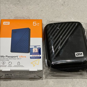 웨스턴 디지털(Western Digital) WD 마이 패스포트 울트라 5TB 외장하드(색상 블루)