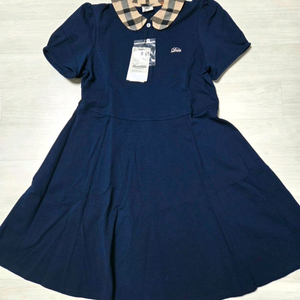 (정품) 닥스키즈 여아 카라 퍼프소매 원피스 165(새상품)