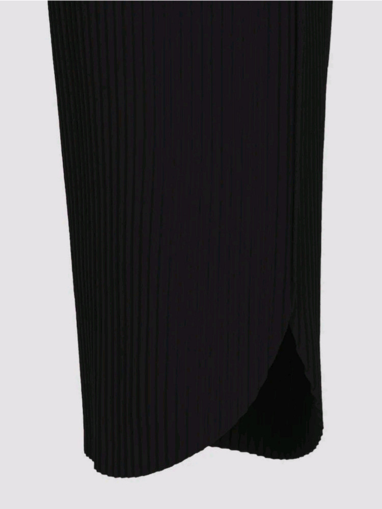 미 이세이미야케 바지 윙 플리츠 팬츠 블랙 F사이즈--2