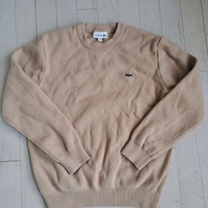 라코스테 베이지색 니트