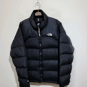 (XL) 노스페이스 거위털 눕시패딩 점퍼 블랙 700 구스다운 자켓