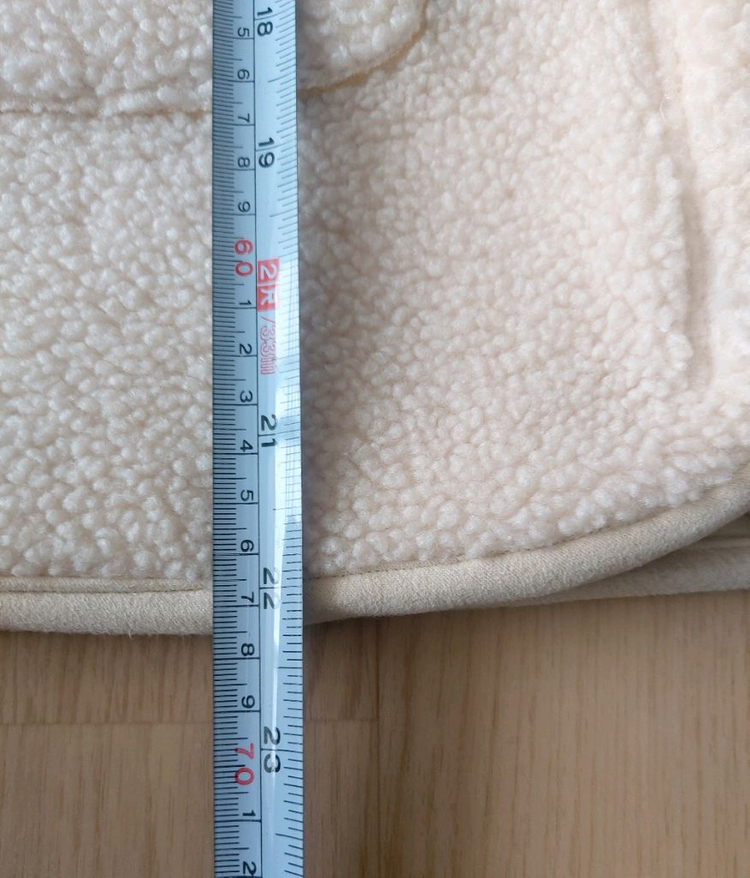 드레스코드 아이보리 뽀글이 자켓 (77~88)--8