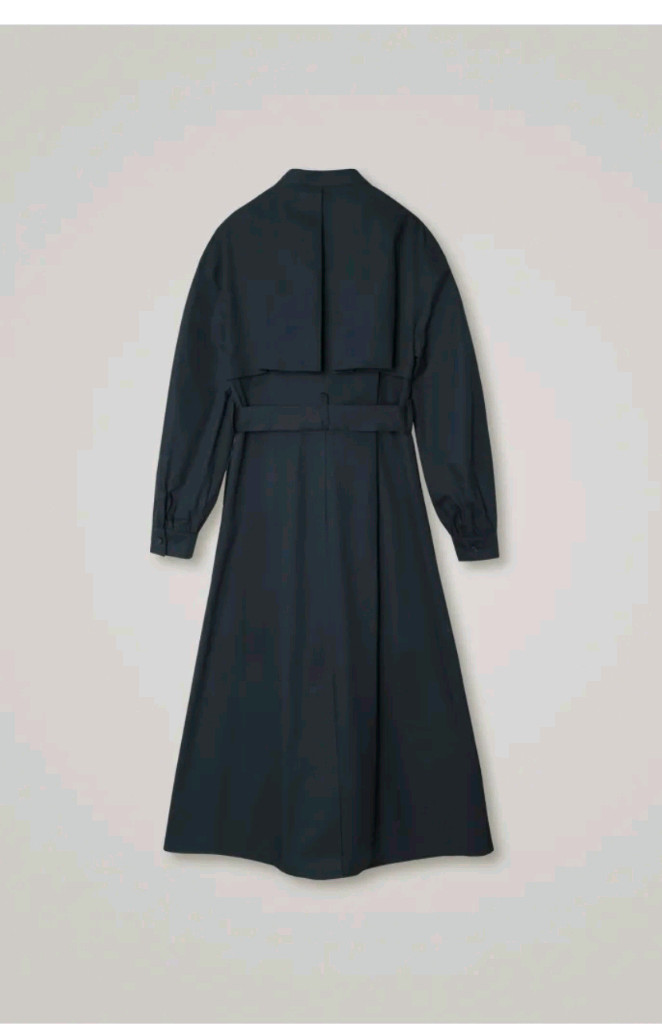 아위코모스 트렌치 원피스 네이비 m 이미지