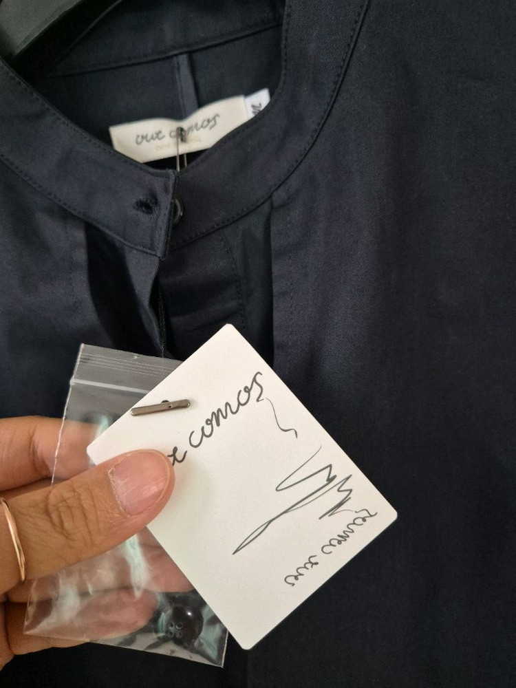 아위코모스 트렌치 원피스 네이비 m 이미지