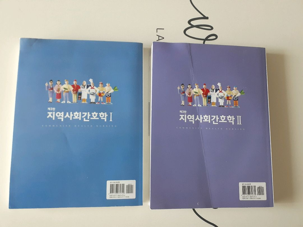 현문사 제3판 지역사회간호학 1, 2 이미지