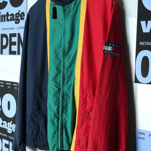 W(L) 타미힐피거 집업 바람막이 점퍼자켓 90s