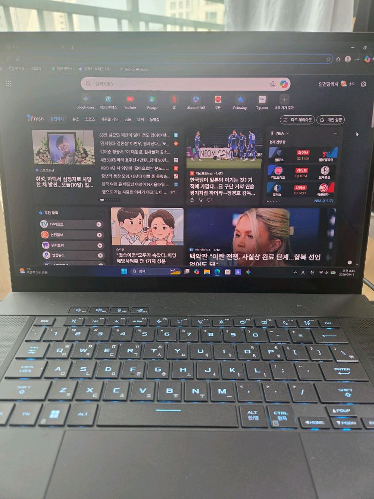 고사양 아수스 ROG 제피러스 GU605MI-QR118W RTX4070 OLED 게이밍 노트북 이미지