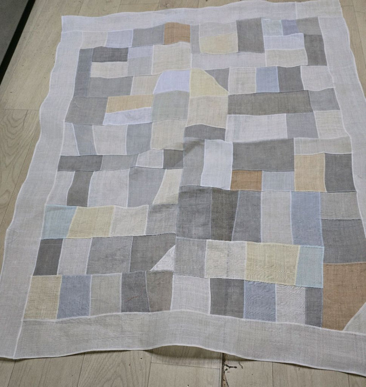 국산모시조각보 대형 새제품--1