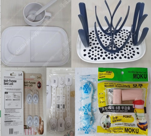 젖병건조대 이유식용기 뽀로로수저셋트 물병 빨대세척 이유식앞치마등--4