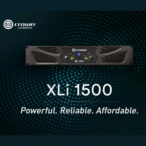 크라운 xli1500 xli-1500 파워앰프--0