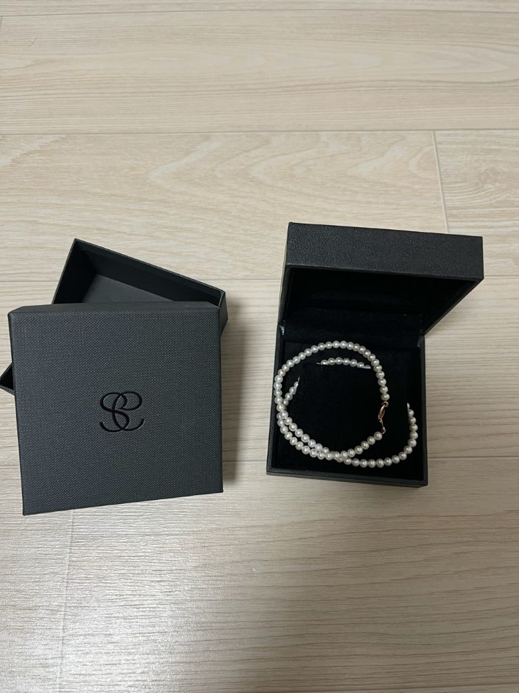 sie 시에 14k 체인팔찌 진주목걸이 정리중--2