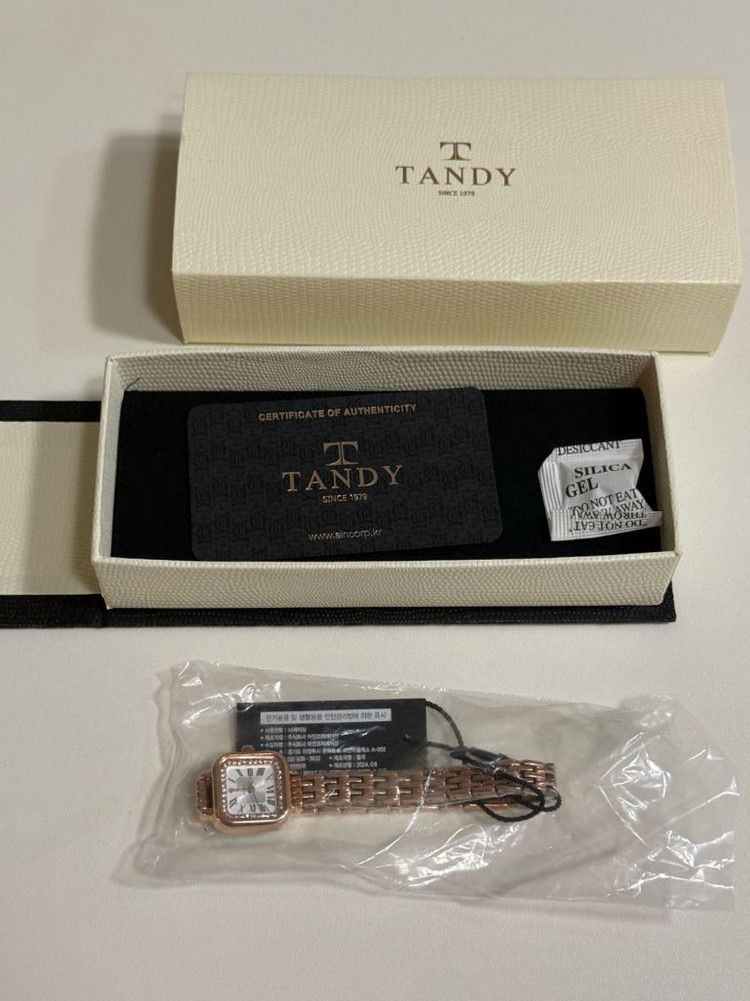 TANDY 탠디 여성 메탈 시계 DIA-4042--1