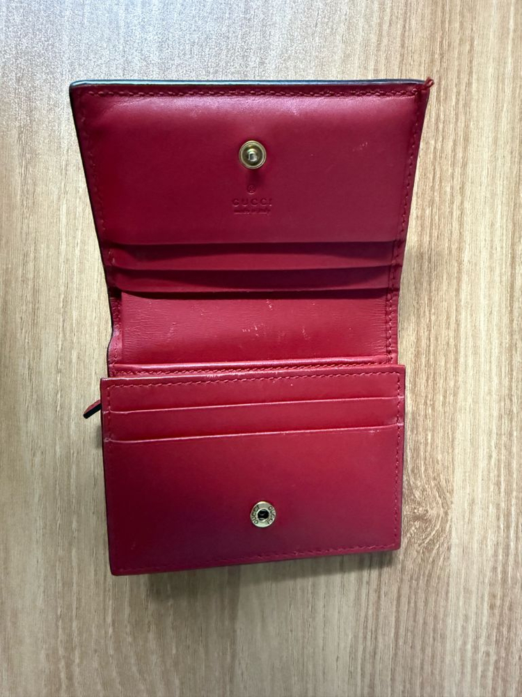 구찌 체리 반지갑 이미지