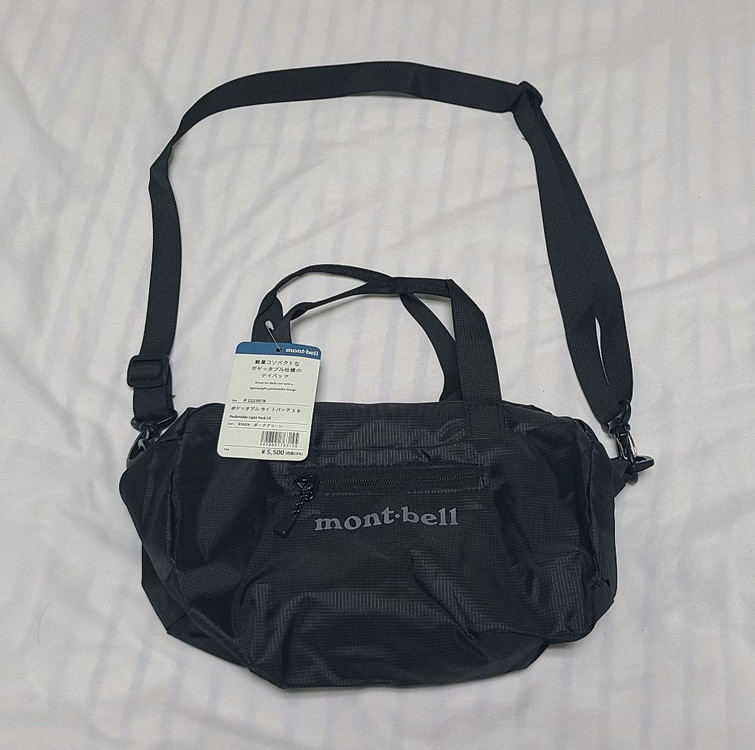 몽벨 포터블 경량 숄더백 18L ( 새상품 )남녀공용--7