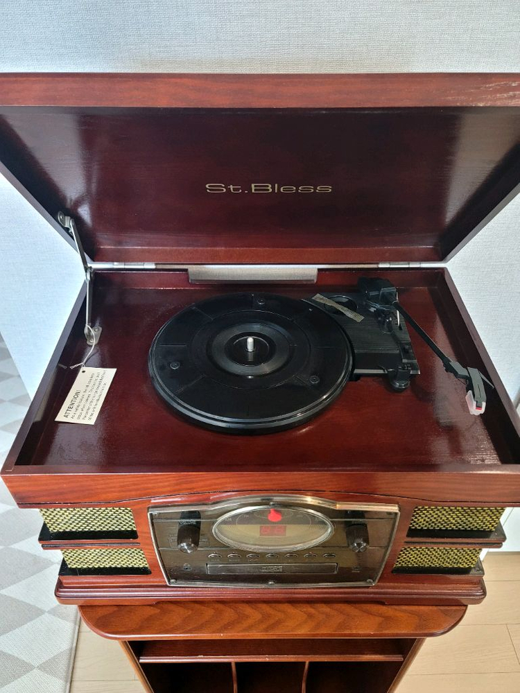 세인트 블레스 (ST.Bless) 턴테이블 CD, usb, 라디오, AU 이미지