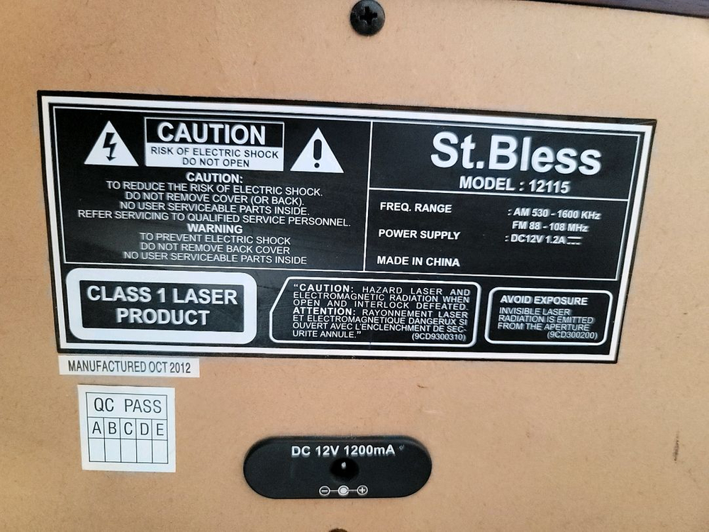 세인트 블레스 (ST.Bless) 턴테이블 CD, usb, 라디오, AU 이미지