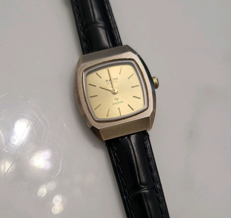 라도 RADO 여성 다이아스타 쿼츠 손목 시계 여성 팔찌 이미지