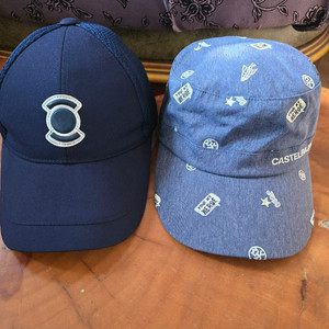 (일괄판매가)와이드앵글.까스텔바작 골프 모자 2종세트 프리사이즈