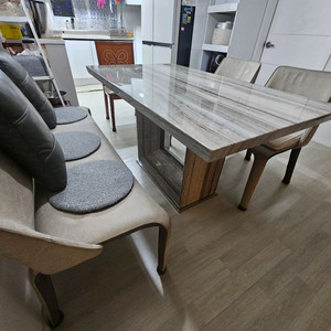 천연대리석식탁 4인용