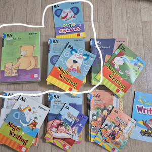 새 책. 눈높이 영어 9A, 8A, 포스터