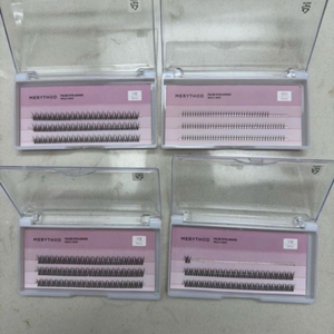 메리쏘드 쁘띠 착 언더 속눈썹 가닥 속눈썹 4개 일괄