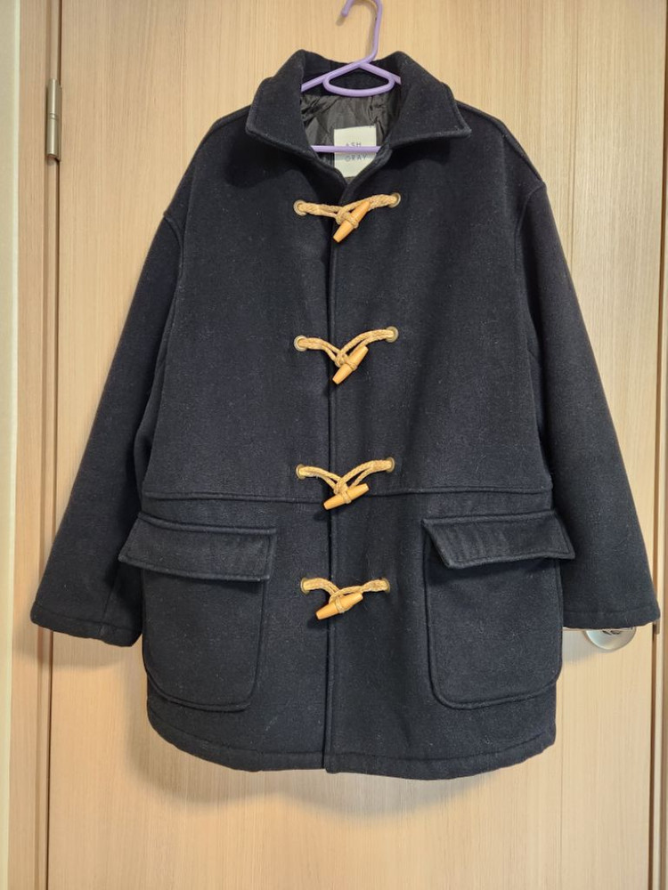 남여공용 떡볶이더블단추 오버핏코트--0