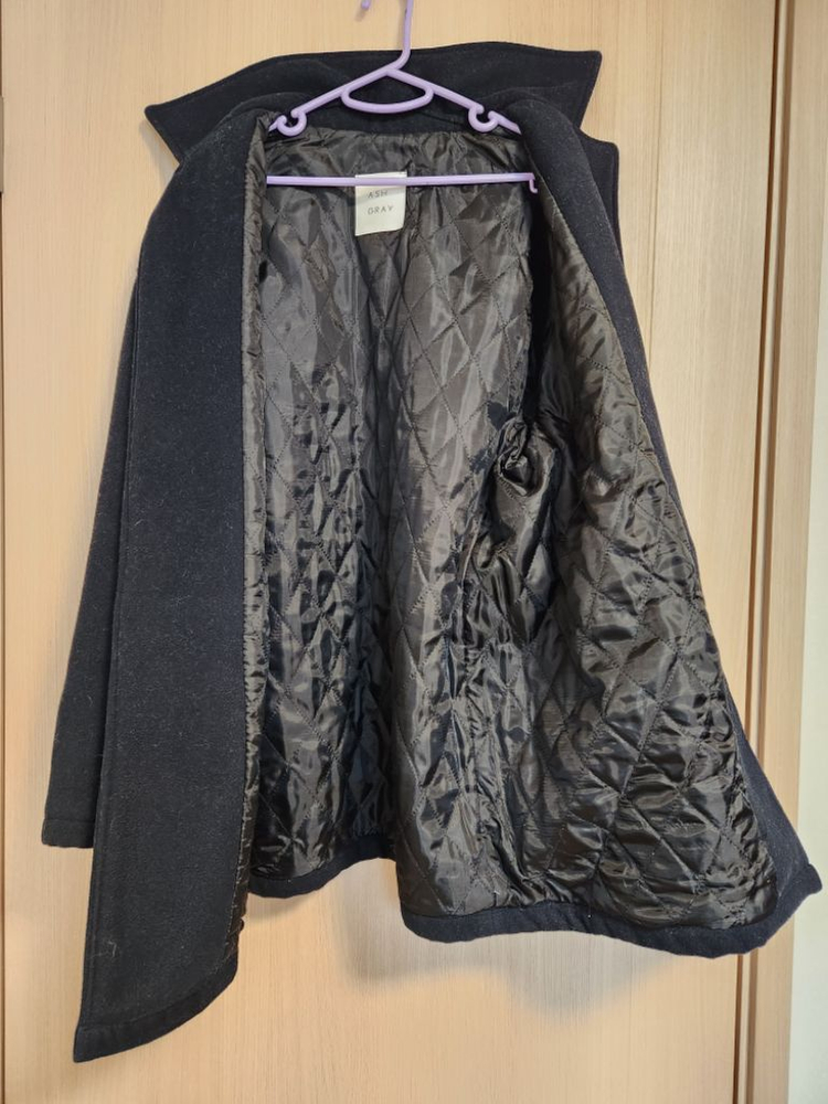 남여공용 떡볶이더블단추 오버핏코트--5