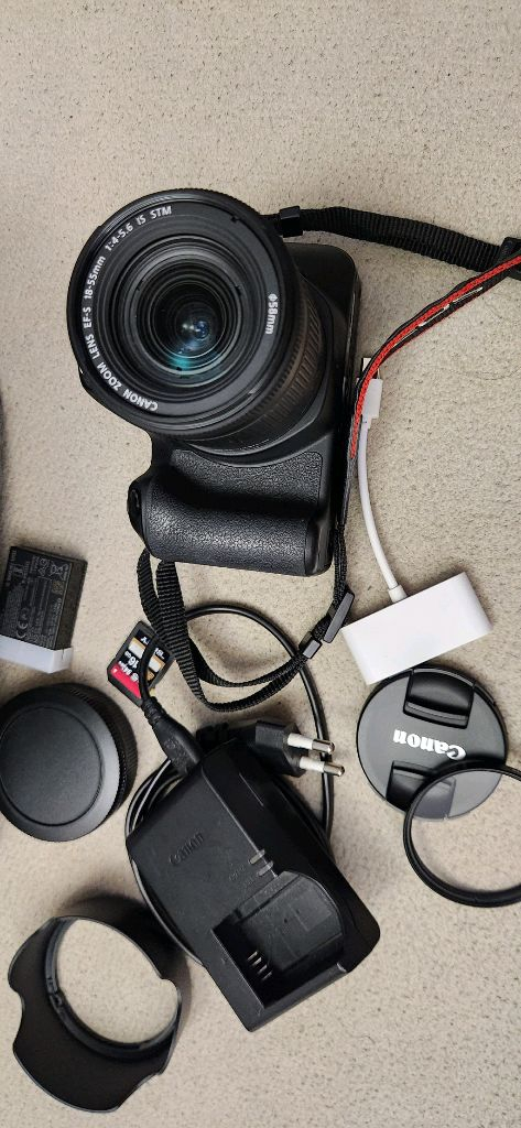 캐논 EOS 200D &EF-S 18-55 IS STM 렌즈 풀셋 팝니다--3