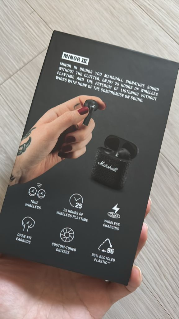 마샬마이너3 새상품 (정품) 팝니다--1