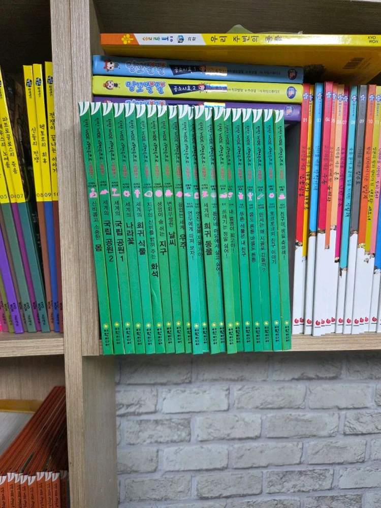 전집 브리태니커만화백과. 힘찬유사사기. 탄탄와일드자연속으로.프뢰벨인물 이미지