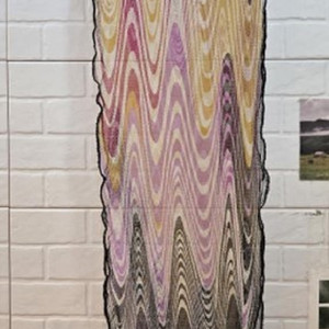 명품 미쏘니(MISSONI 정품)컬러풀한 디자인 지적인 컬러감각 럭셔리한 롱스카프 머플러 목도리 미소니숄