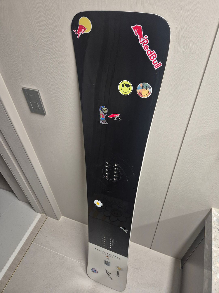 23/24 F2일루미네이터 우드 블랙 에디션 스노우보드 데크 163cm 이미지
