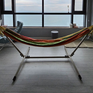 Boho 대형 해먹스탠드(베이지색) 이미지