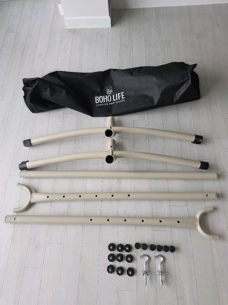 Boho 대형 해먹스탠드(베이지색) 이미지