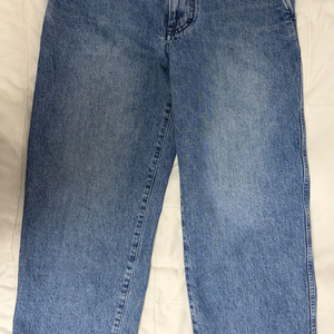 포터리 / 원 워시드 와이드 데님 미드 블루 / 1 판매합니다