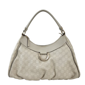 정품 구찌 시마 레더 D링 호보 숄더백 라지