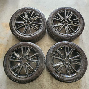 더뉴 그랜져IG 18인치 르블랑 순정휠 블랙휠 중고휠타이어 팝니다 / 그랜져HG