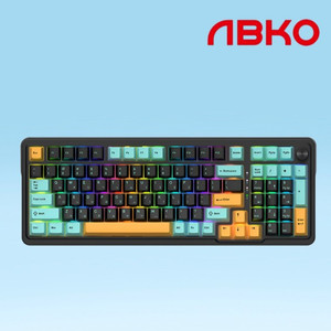 [키보드] 앱코 AK998 특주축 유선 기계식 게이밍 키보드 블랙 피치축 이미지