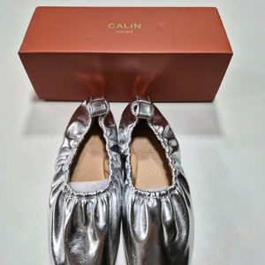 꺌랑 주름플랫 실버 220mm (새상품)