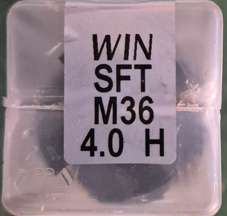 에스비코리아 스파이럴탭 M36X4.0 새제픔 1개 택포 10만윈--1