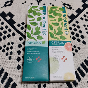 브리오덴트 아로마 & 시트러스 치약