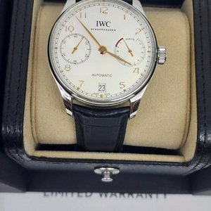 IWC 포르투기저 IW500704 부엉이 세븐데이즈 7days 골드핸즈 5007-04 23년12월 백화점 풀셋