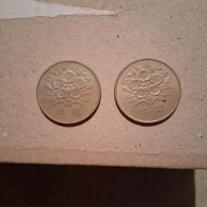 1987년 100원 기념주화2개 이미지