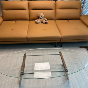 [상태최상]리바트 리르 스윙백 소가죽 4인소파 현대백화점 킨텍스 구매 이미지