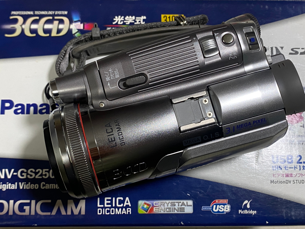 파나소닉 S급 6미리 레트로 캠코더 NV-GS250--2