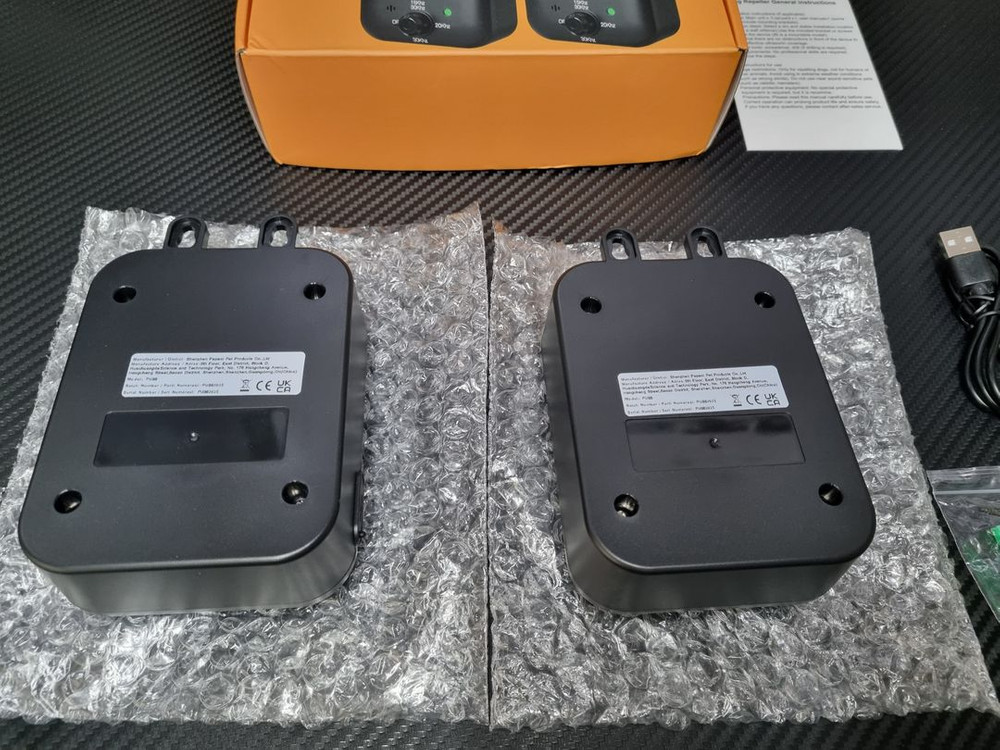 강아지 짖음 방지기 2개 일괄(초음파, 훈련 용품) 이미지