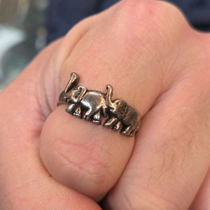 코끼리 은반지 이미지